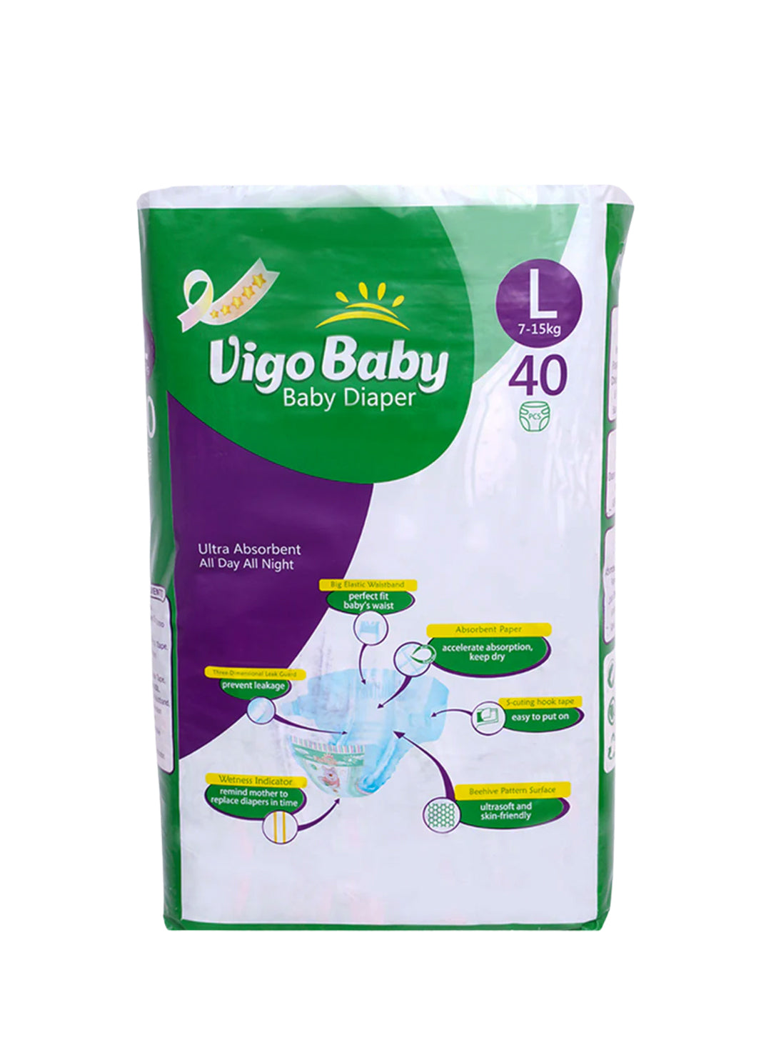 Eco Large Diapers 40 pcs